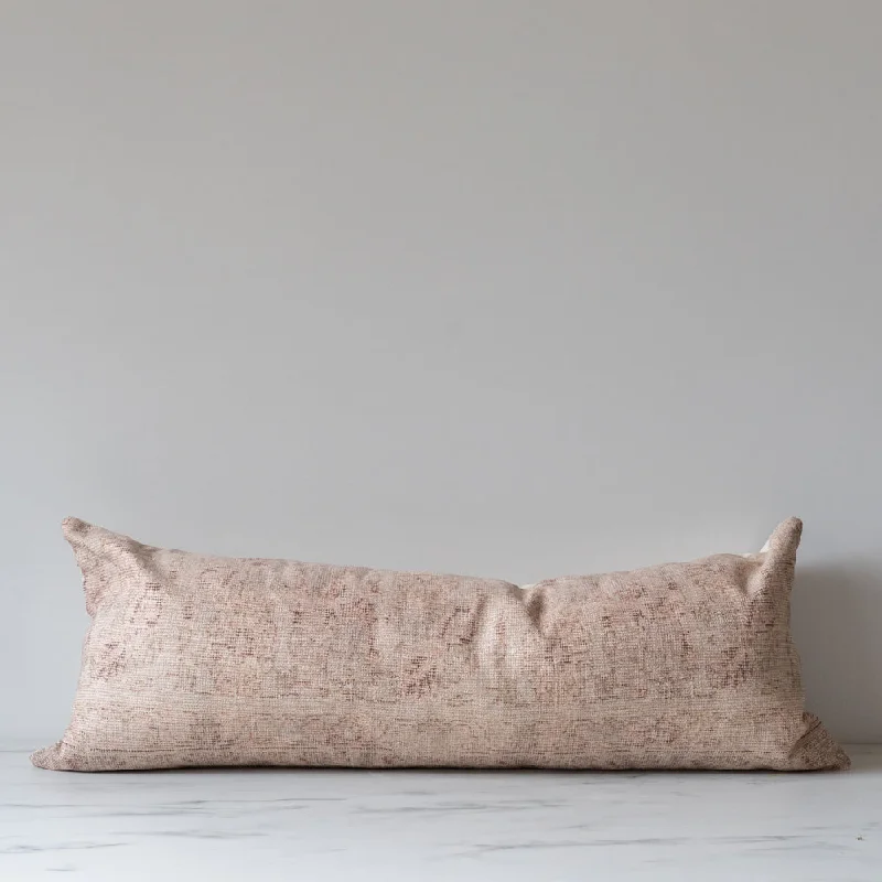 Amber Lewis x Loloi Celestia Natural Wine Pillow