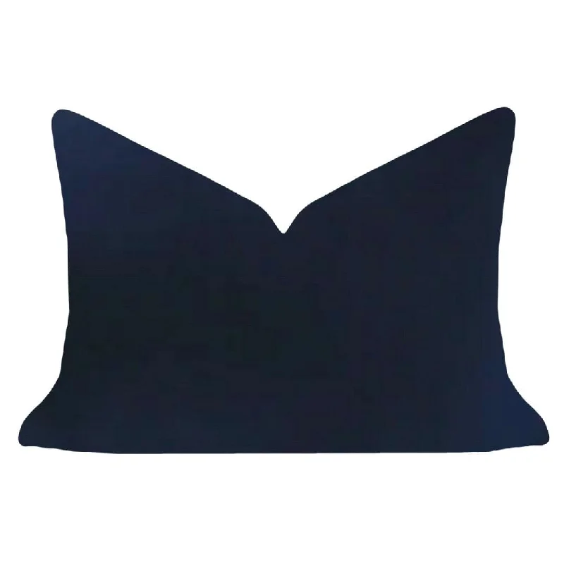 Cobalt Blue 14x20 Solid Velvet Pillow