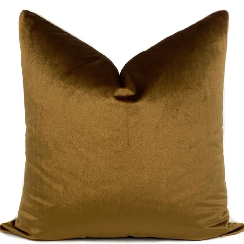 Gold Velvet Pillow Cover