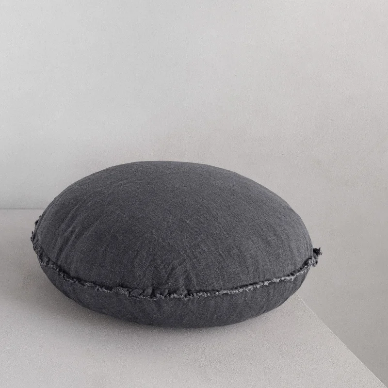 Flocca Macaron Linen Pillow - Tempest