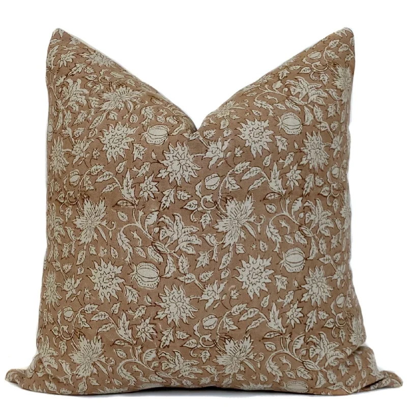 Savannah Floral Pillow Cover | Blush