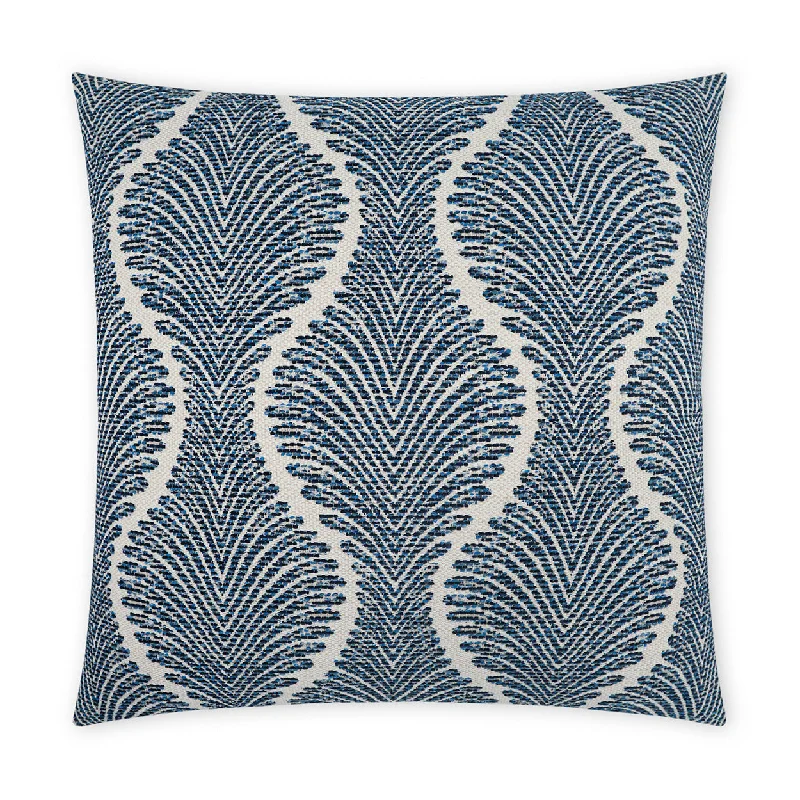 Palmyra Outdoor Pillow, Navy