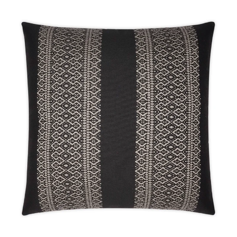 Upton Outdoor Pillow, Black