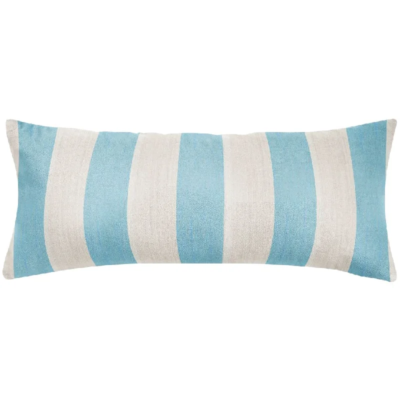 Versailles Stripe Blue 14x36 Pillow