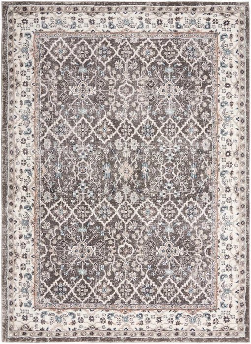 American Manor (KI100) AMR01 Grey/Ivory Rug