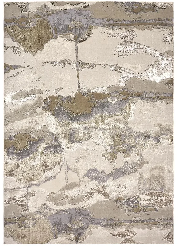 Aura AUR3737F Gold/Grey Rug