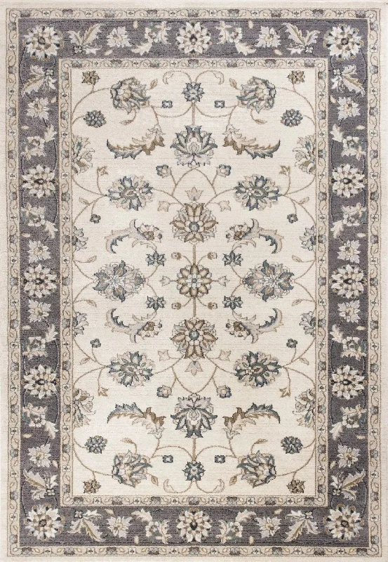 Avalon 5612 Ivory/Grey Mahal Rug