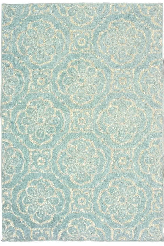 Barbados 539L Blue Ivory Rug