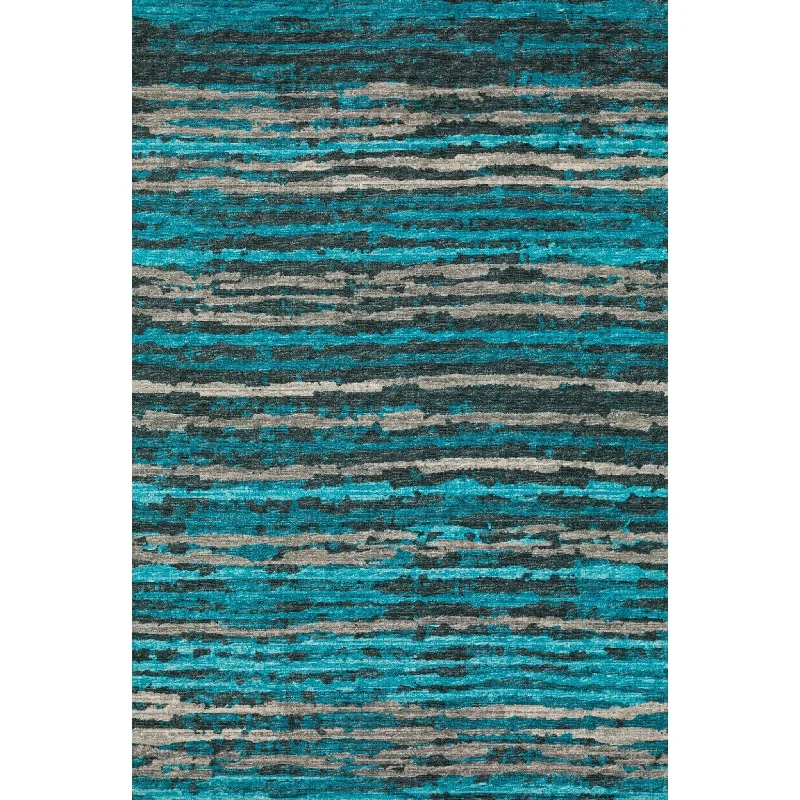 Brisbane BR4 Teal Rug