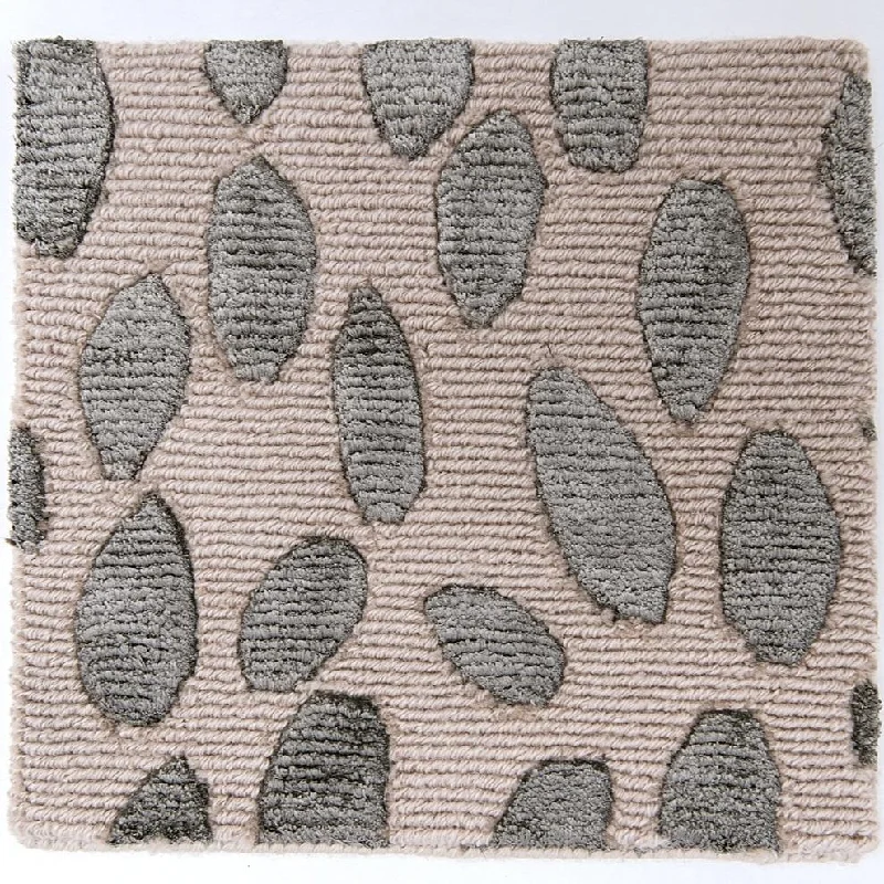 Jane in Pewter Silk Rug Sample