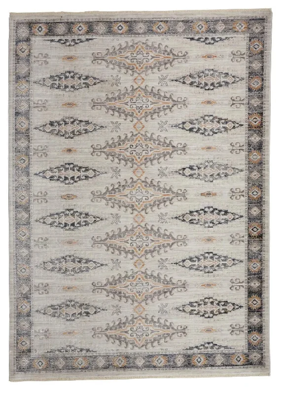 Kyra KYR3847F Beige/Grey Rug