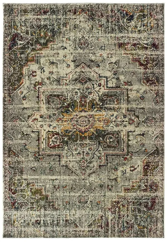 Mantra 1901X Grey Ivory Rug