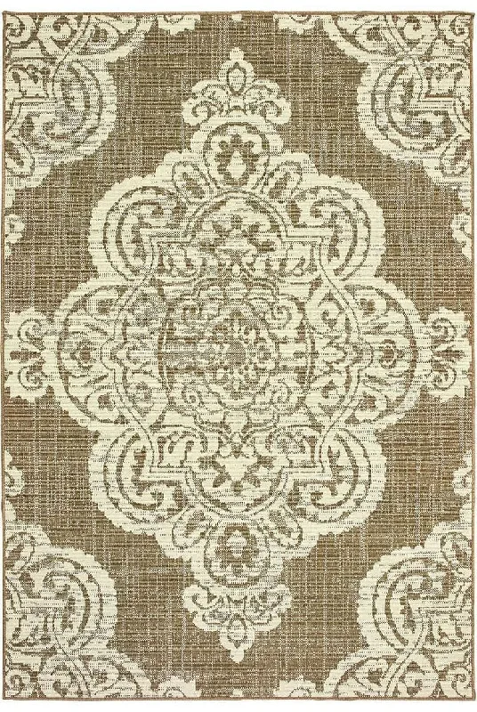 Marina 5929J Tan Ivory Rug