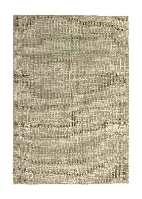 Oriental Rug Indian Handmade Area Modern Neutral 4'1"x5'11" (4x6) Whites/Beige Open Design #32996