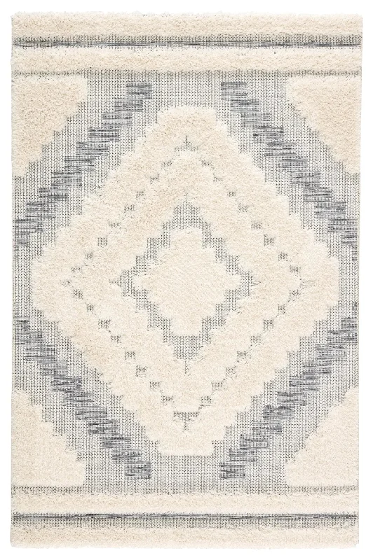 Parades PAD01 Grey/Cream Rug