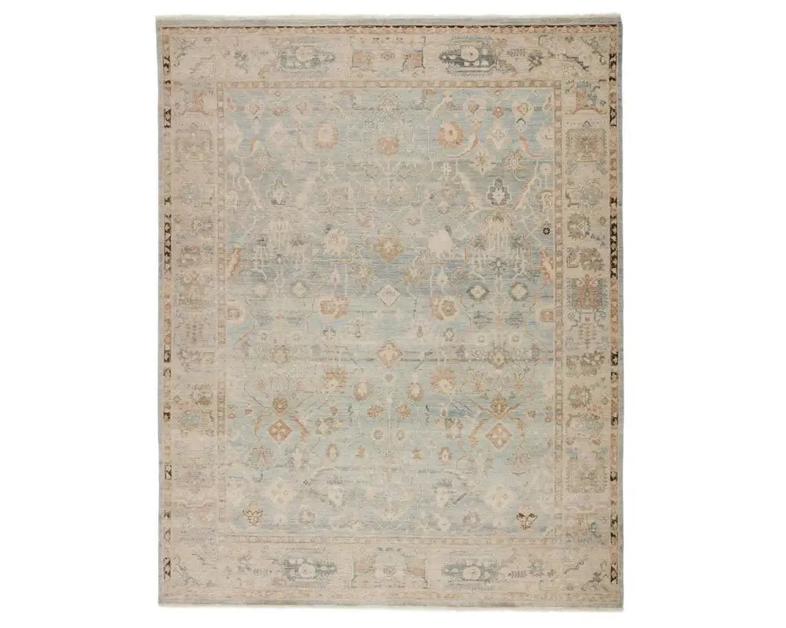 Someplace In Time SPT05 Tan/Light Blue Rug