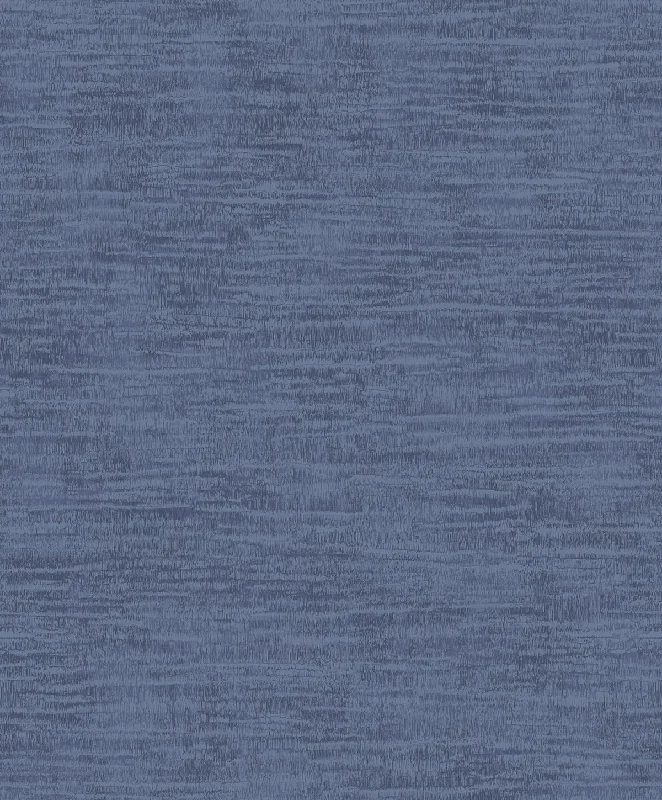 Bark Texture Wallpaper in Metallic Storm Blue from the Essential Textures Collection