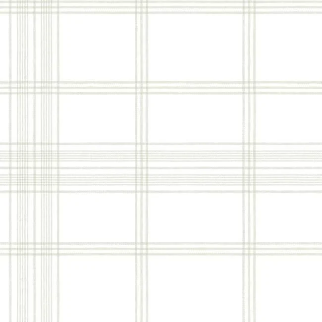 Charter Plaid Wallpaper in Sand from the Water's Edge Resource Library