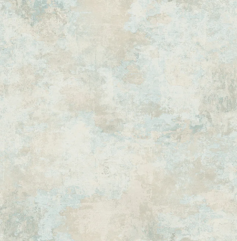 Culebrita Lighthouse Wallpaper in Blue and Gunmetal from the Solaris Collection