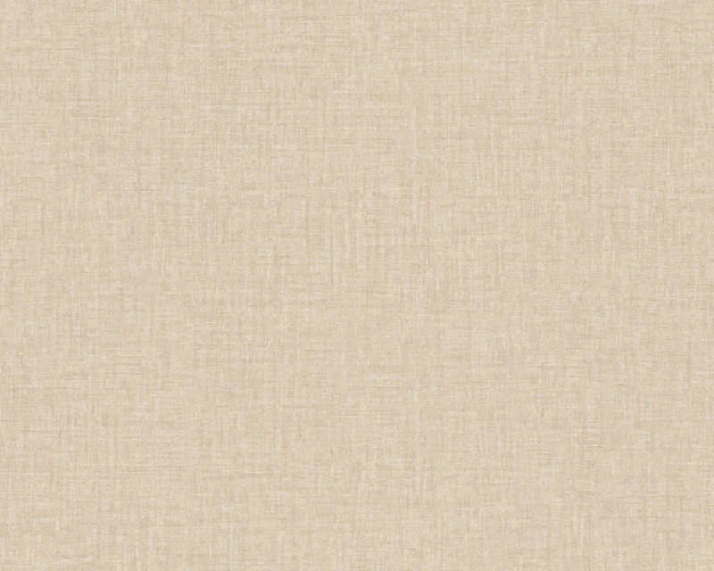 Faux Fabric Textured Luxury Wallpaper in Beige/Metallic