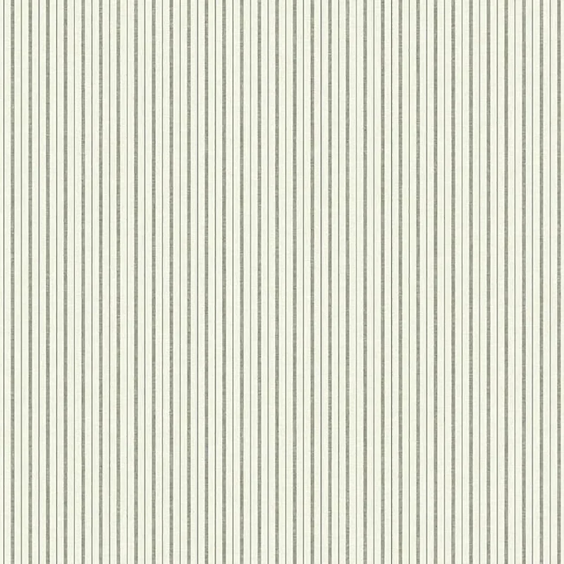 French Ticking Wallpaper in Black and White