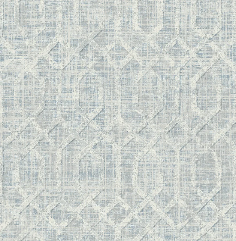 Giant's Causeway Wallpaper in Grey and Blue from the Stark Collection