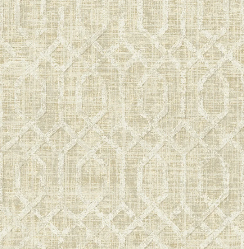 Giant's Causeway Wallpaper in Sand and Gold from the Stark Collection