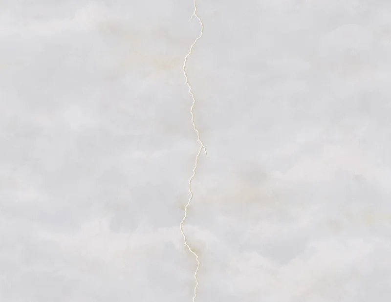 Lightning Wallpaper in Cream, Gold, and Blue from the Aerial Collection