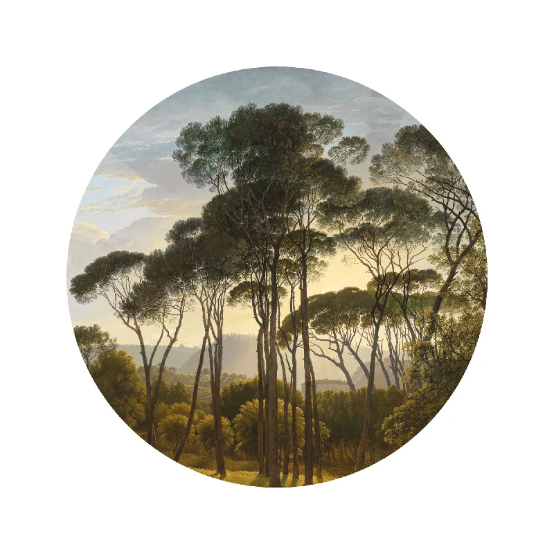 Small Wallpaper Circle in Golden Age Landscape 011 by KEK Amsterdam