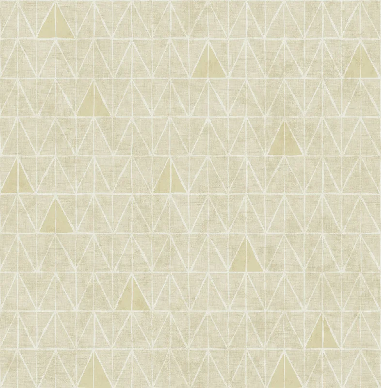 Summit Wallpaper in Gold and Sand from the Stark Collection