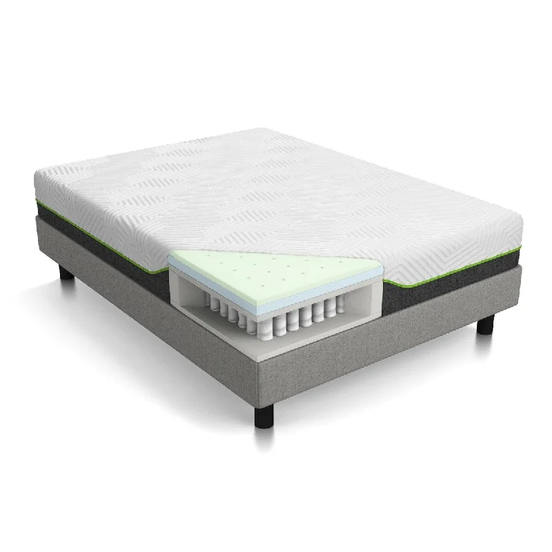 10” Latex Memory Foam Hybrid Mattress