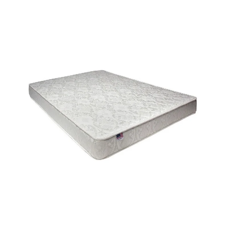 9 Inch Tight Top King Mattress, Heavy Duty Innerspring, Quilted White Cover