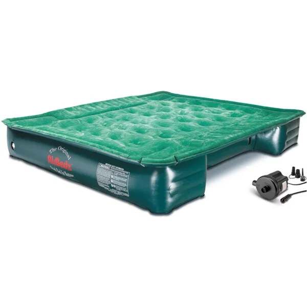 AirBedz Lite PPI PV202C Full-size Short and Long 6 to 8-foot Truck Bed Air Mattress with 12 Volt Portable Pump - Green