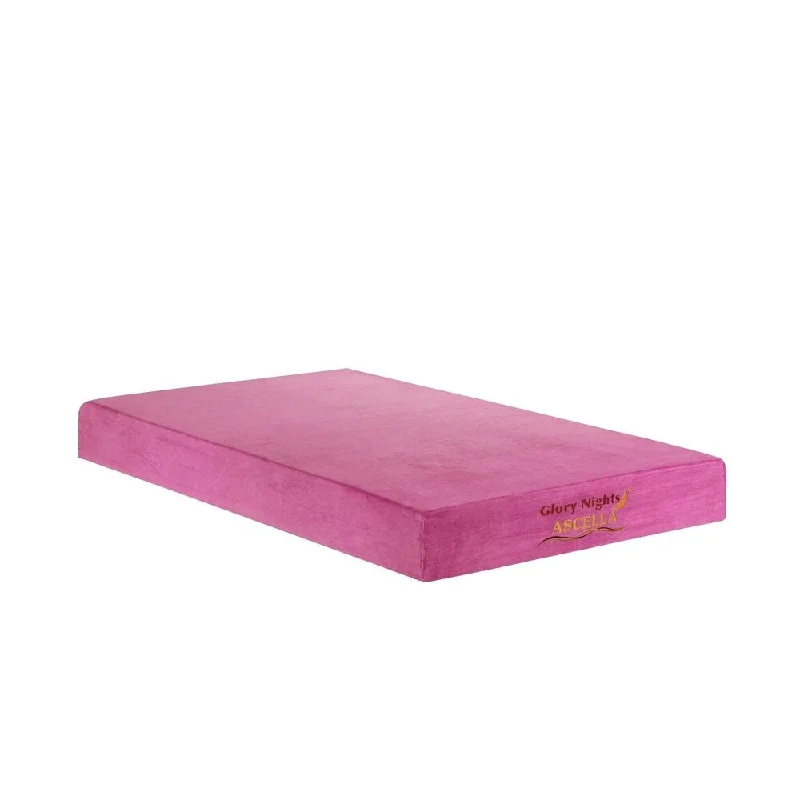 Ascella Pink 8-inch Full-size Memory Foam Mattress