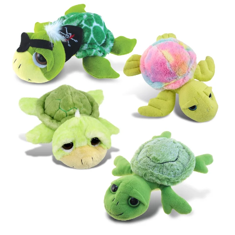 DolliBu Sea Turtle Stuffed Toys - Adorable Ocean Creature Plush Kits