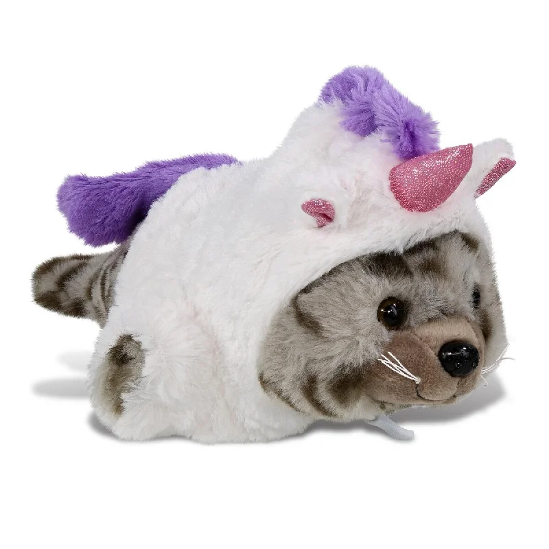 DolliBu Seal Unicorn Plush Stuffed Animal Toy with Outfit - 12-inch - 12 inches