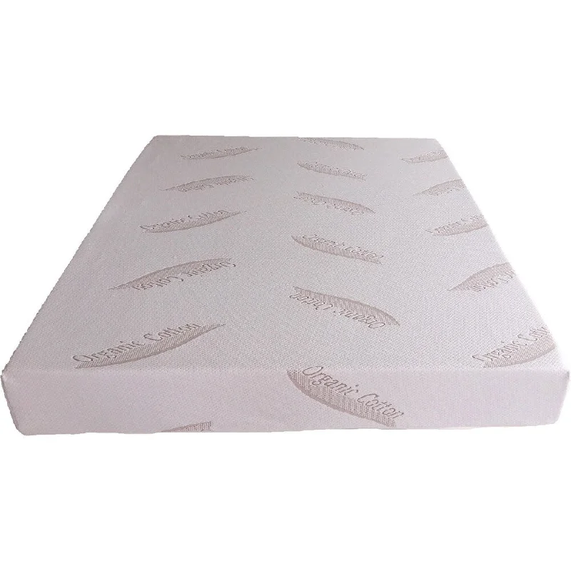 Dual Layered 6-inch Full-size Memory Foam Mattress - grey