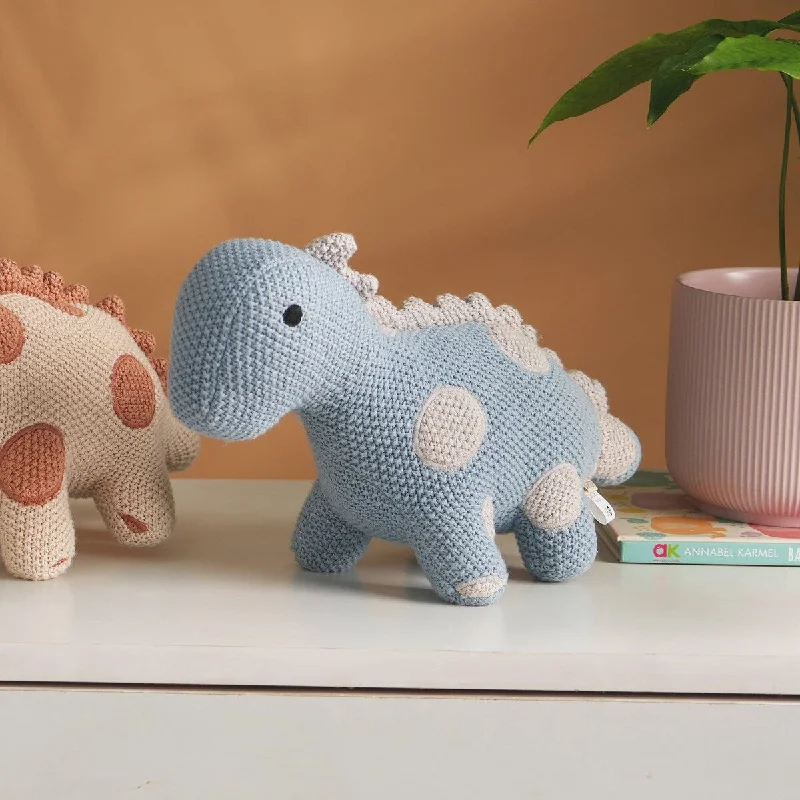 Expobazaar Soft Dino (Sterling Blue) Stuffed Toy