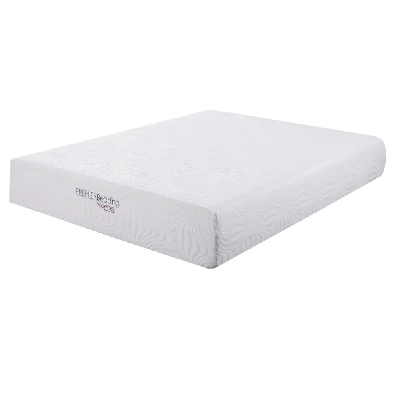 Fabric Mattress with Certified Memory Foam, White