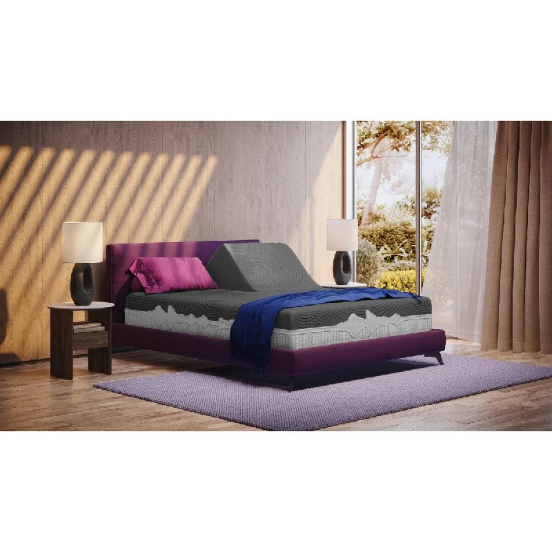 GoodVibeSleep Calm Flex Head Mattress and Adjustable Base Comfort Ensemble