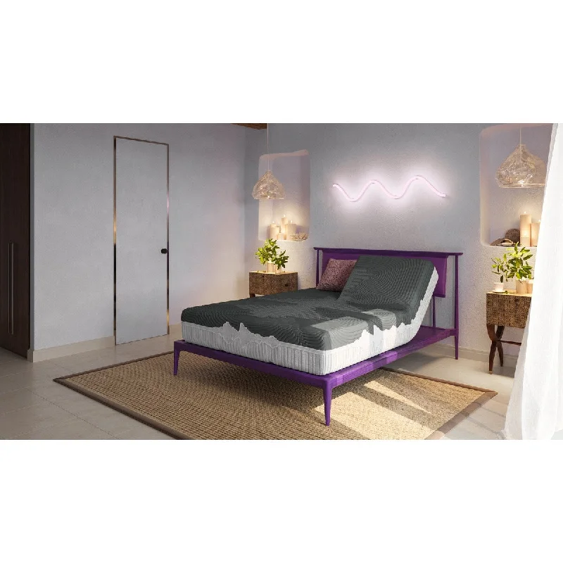 GoodVibeSleep Ease Flex Head Mattress and Adjustable Base Comfort Ensemble