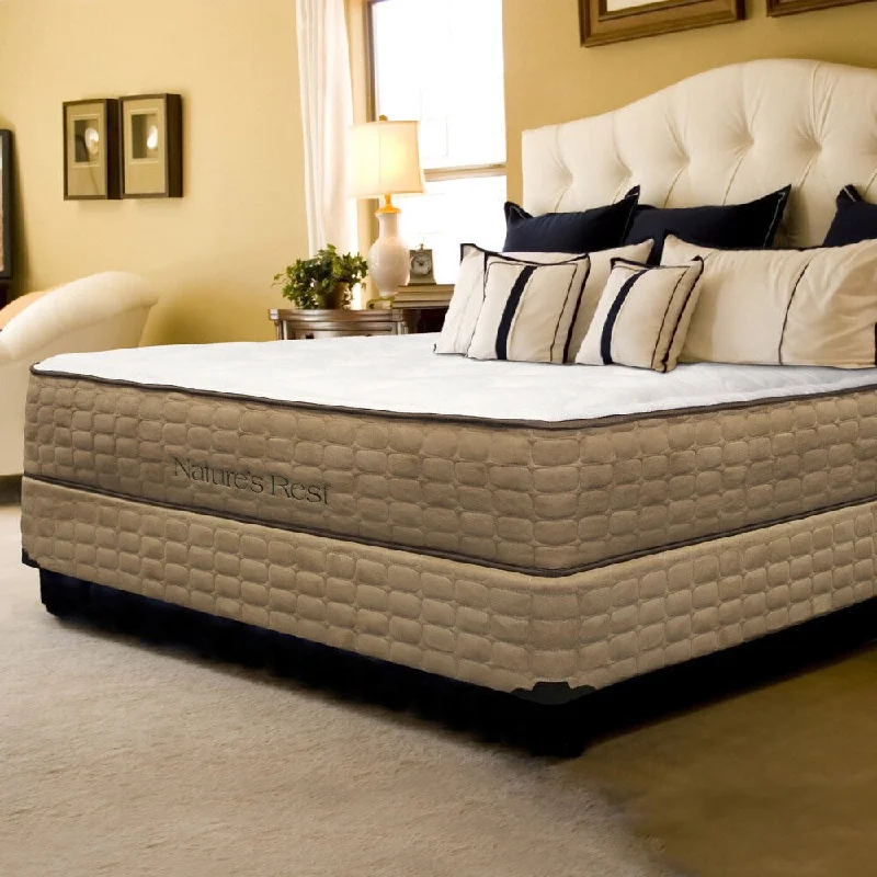 Nature's Rest Allure Firm Latex King-size Mattress Set