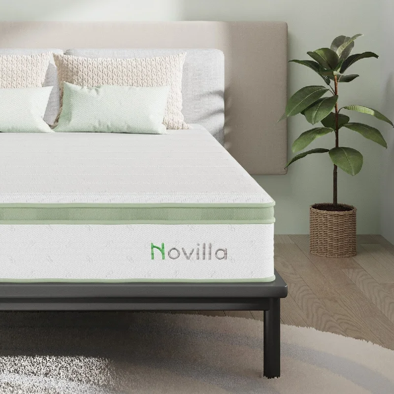 Novilla 10-inch Firm Hybrid Innerspring Foam Mattress