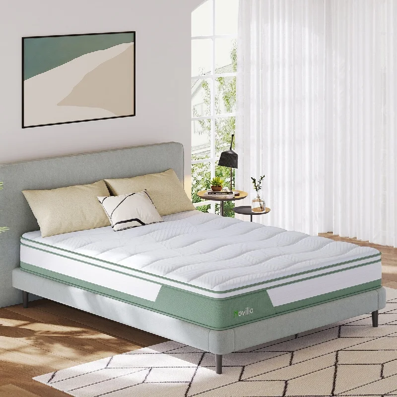 Novilla 8-inch Gel Memory Foam and Pocket Spring Hybrid Mattress