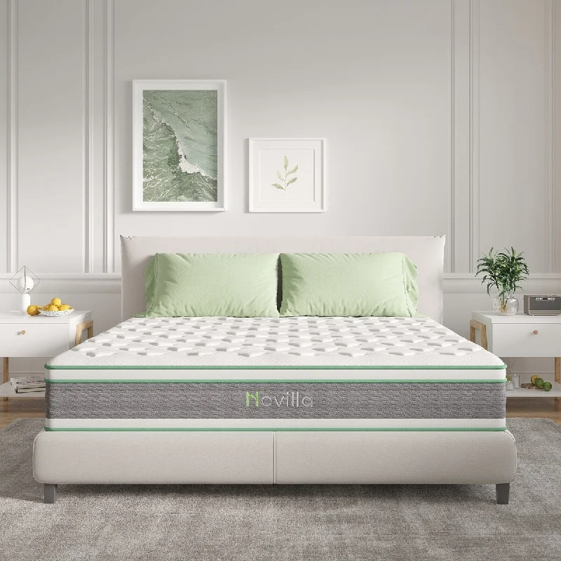 Novilla Gel Memory Foam Innerspring Hybrid Mattress