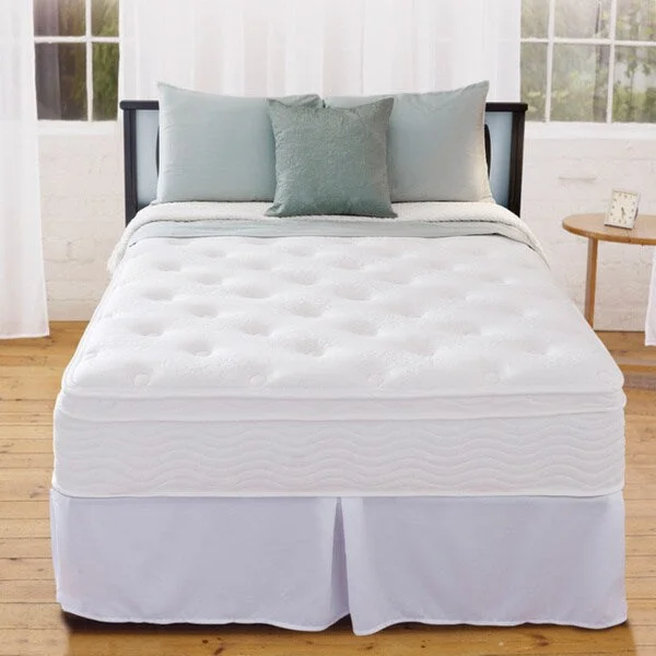 Priage by Zinus 12-inch Euro Top iCoil Spring Mattress Set