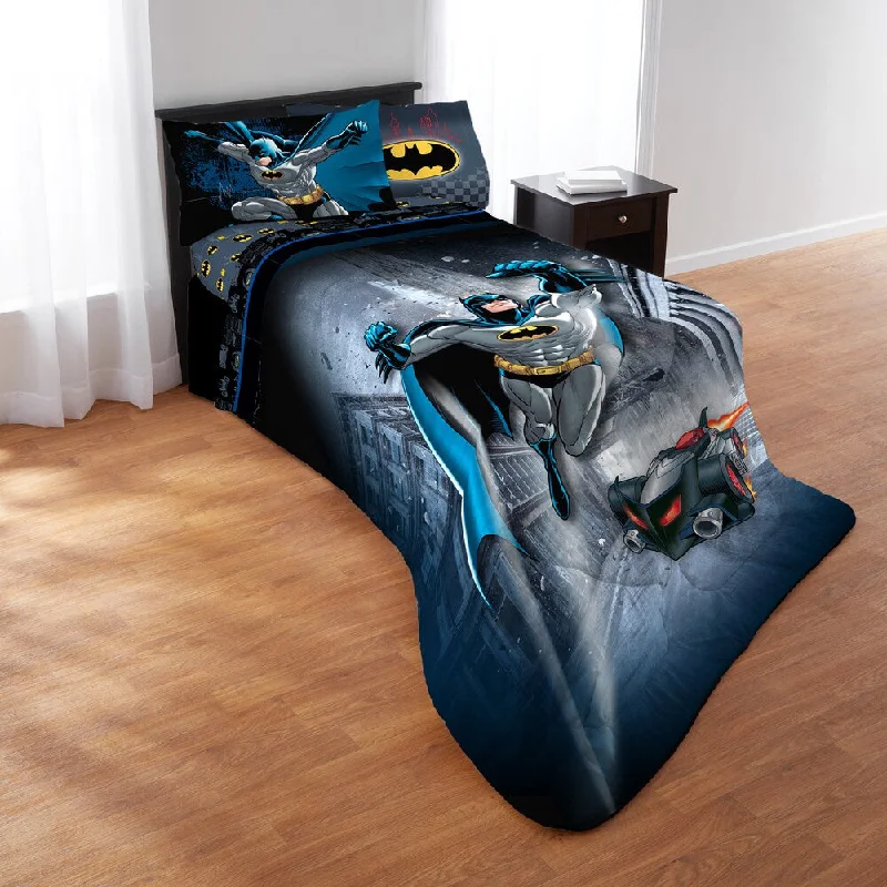 Batman Guardian Speed Full 5-piece Bed in a Bag with Sheet Set - Multi