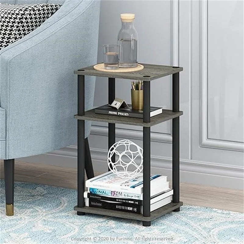 Bedside Table with Plastic Poles