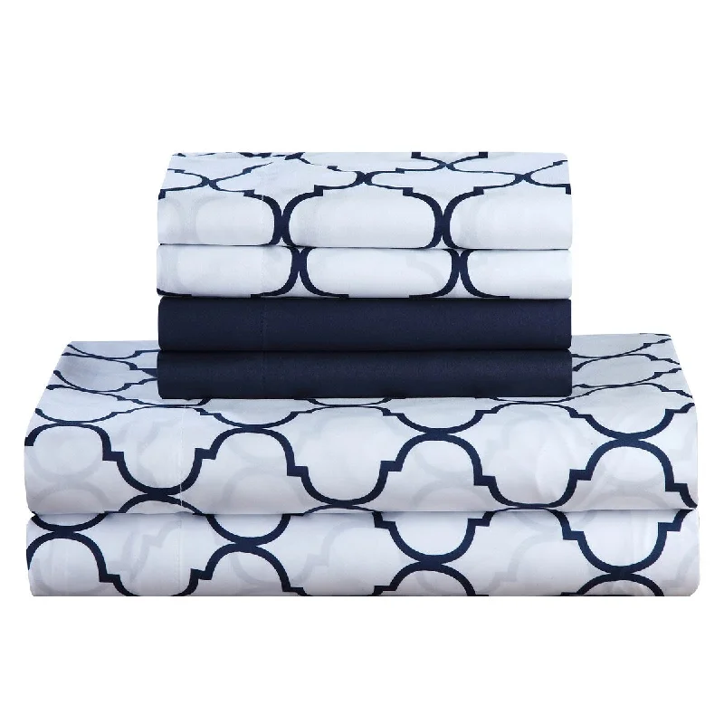 Copper Grove Coola 6-piece Navy Bed Sheet Set