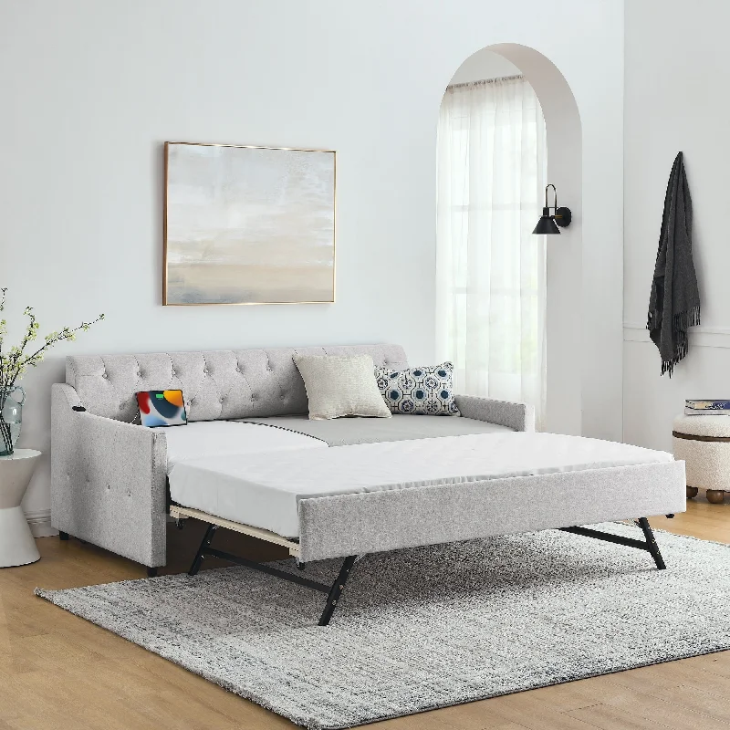 Daybed with Trundle and USB Ports